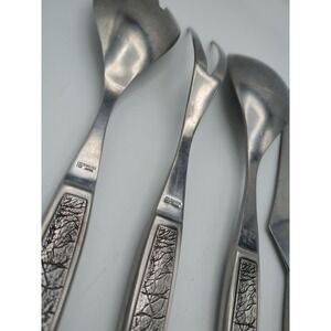 Arthur Salm Stainless Steel Hostess Serving Carving Salad‎ Set AS ASF3 MCM Japan